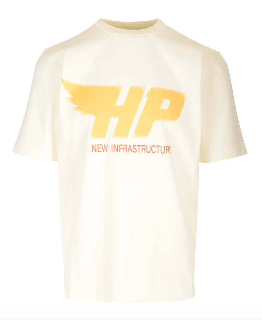 Heron Preston Fly Logo Printed Crewneck T-Shirt