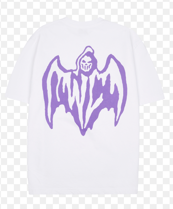Warren Lotas Bat Reaper Tee Purple/White